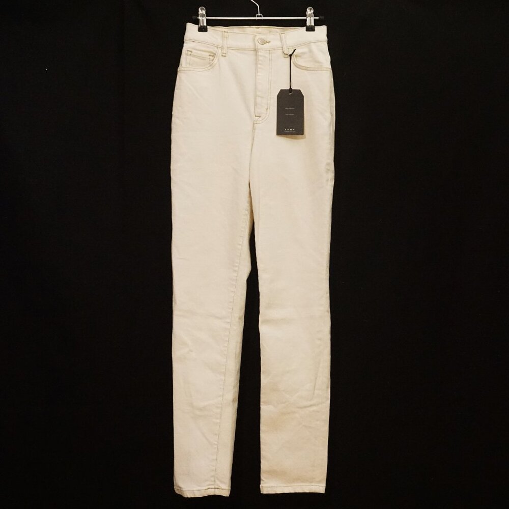 Current Elliott Crème Jeans The Free Way High Rise Cigarette Women’s Size 25